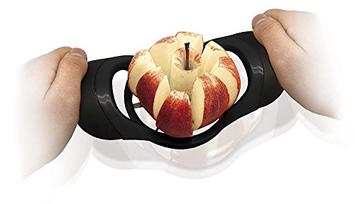 NERTHUS FIH 021 - Pelador de manzanas de Acero Inoxidable, Pela, Deshuesa y Corta rodajas la manzana en cuestión de segundos