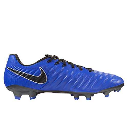 Nike Legend 7 Pro FG, Botas de fútbol Unisex Adulto, Multicolor (Racer Blue/Black/Metallic Silver 400), 43 EU