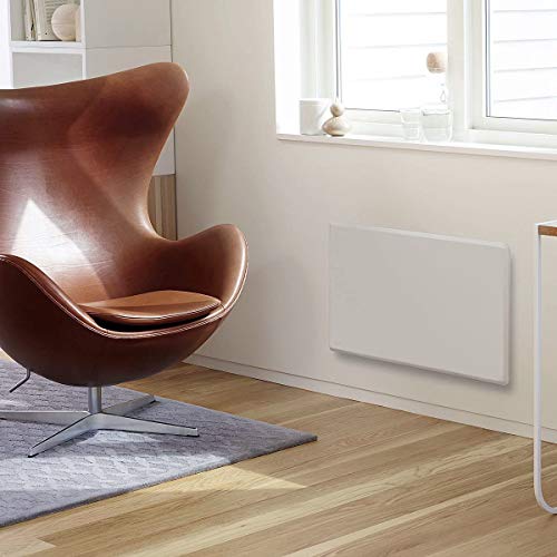 NOBO E82440005 Radiador eléctrico de convección natural de 500W con termostato NCU-2Te, Blanco