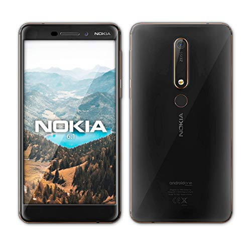 Nokia 6.1 - Smartphone 32GB, 3GB RAM, Dual Sim, Black/Copper