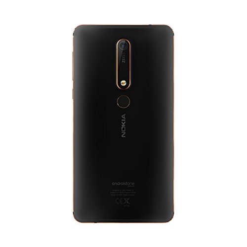 Nokia 6.1 - Smartphone 32GB, 3GB RAM, Dual Sim, Black/Copper