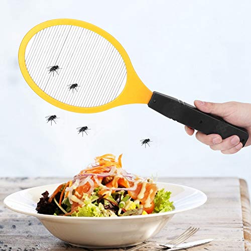 non Raqueta Eléctrica Zapper de Insectos Mosca Matamoscas Batería Inalámbrica Batería Mosquito Insectos Matador Matamoscas de Seguridad para Acampar Adentro/Al Aire Libre