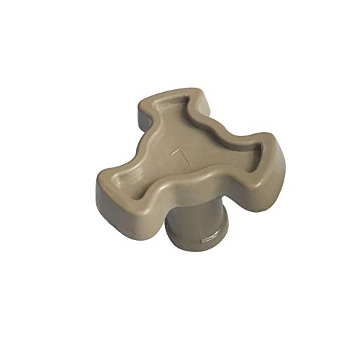 Núcleo giratorio de microondas para rotor, accesorios internos para horno microondas, soporte tipo Y, material PP, apto para una variedad de marcas de repuesto de microondas Accesorios 2 piezas