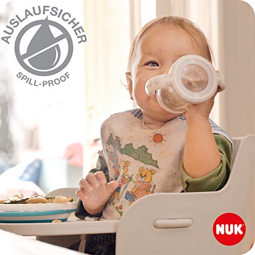NUK 10255254, Taza de Acero 6-18 Meses, Colores surtidos