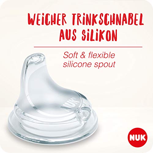 NUK 10255254, Taza de Acero 6-18 Meses, Colores surtidos