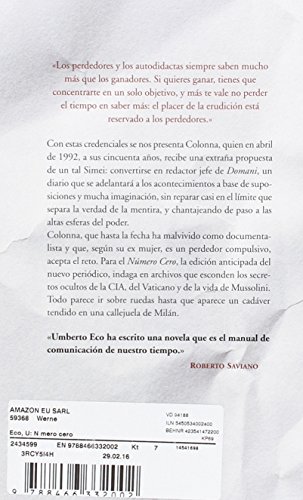 Número Cero (Best Seller)
