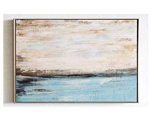 Números Pintura Al Óleo,Fideos De Río Pintados A Mano, Lienzo Abstracto, Póster Personalizado E Impresiones, Cuadros De Pared Para Sala De Estar, Oficina, Dormitorio, Lienzo Moderno, Carteles De