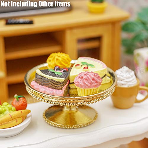 Odoria 1/12 Miniatura Soporte Bandeja para Magdalenas y Postre Cocina Accesorio para Casa de Muñecas