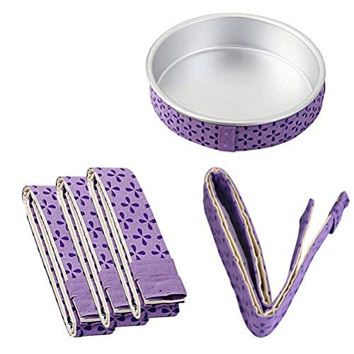 OFNMY 4pcs de Cinta de Gattail de Tela Súper Absorbente Gruesa - Cinturón para Hornear Molde de Gaudeau y Pastelería (88 * 4 cm)