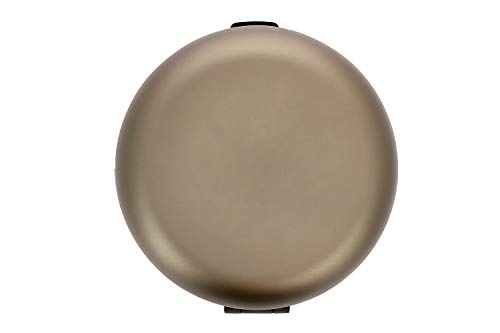 Ögon Smart Wallets - Monedero de Metal Cartera - hasta 20 Euros de Monedas - Aluminio anodizado (Gris Oscuro)