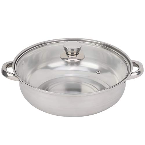 Olla De Vapor, 27Cm/11In 2 Capas De Alta Calidad PráCtico Olla A Vapor Olla De Sopa De Doble Caldera Olla De Vapor Utensilios De Cocina De Acero Inoxidable