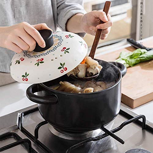 Olla Olla Cazuela Ollas para cocinar Sartenes Olla para sopa Espárragos de acero inoxidable Ollas para verduras con tapa Apto para todas las placas de cocción Incluyendo utensilios de cocina salu