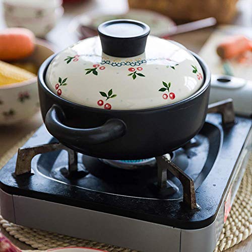 Olla Olla Cazuela Ollas para cocinar Sartenes Olla para sopa Espárragos de acero inoxidable Ollas para verduras con tapa Apto para todas las placas de cocción Incluyendo utensilios de cocina salu