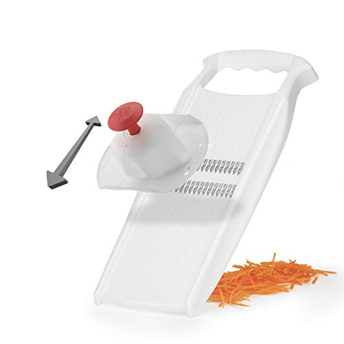 Original rallador Börner Roko PowerLine – Rallador de fruta y verduras para cortar tiras muy delgadas. El producto está elaborado por el fabricante.