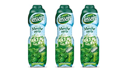 Pack 3 Siropes Menta verde Teisseire - 3 x 60 cl