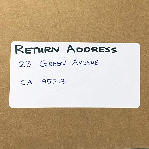 Pack de 200, 100 x 50 mm - Etiquetas Adhesivas Blancas Pegatinas
