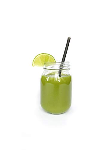 Paja de arroz 100% natural y biodegradable, 100 unidades, ecológica, vegana y vegetariana