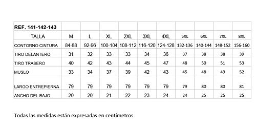 Pantalón adaptado hombre - Tallas grandes - Pantalon vestir con goma en la cintura - Invierno (marino, M)