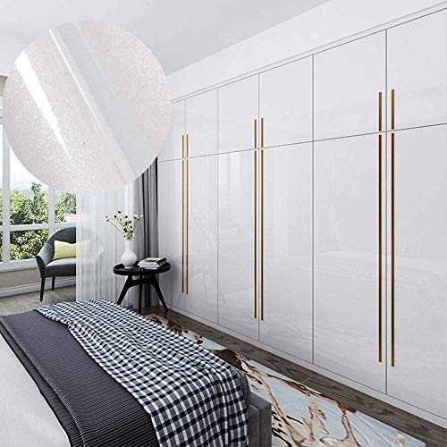 Papel Adhesivo para Muebles Blanco 40cm X 3m Vinilo Pegatina Autoadhesivo Decoración De La Pared Gabinetes De Cocina Escritorio Cajón DIY Pegatina
