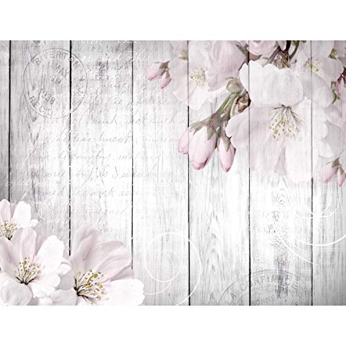 Papel Pintado Fotográfico Flores Sakura 352 x 250 cm Tipo Fleece no-trenzado Salón Dormitorio Despacho Pasillo Decoración murales decoración de paredes moderna - 100% FABRICADO EN ALEMANIA - 9118011b