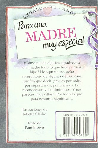 Para Una Madre Muy Especial (Serie Regalo de Amor)