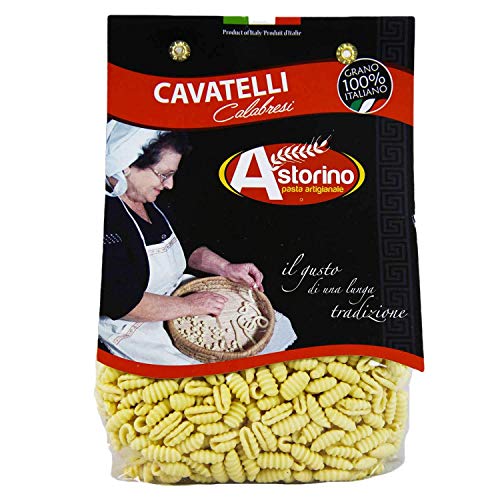 PASTA CASERA DE CALABRIA LOS CAVATELLI HECHO CON TRIGO DURO DE ASTORINO PASTA: 6 PAQUETES DE PASTA DE 500 GRAMOS PRODUCIDOS EN CALABRIA CON TRIGO ITALIANO