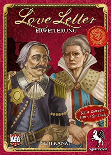Pegasus Spiele - Juego de Cartas 18213G - Love Letter (ampliación) (Idioma español no garantizado)