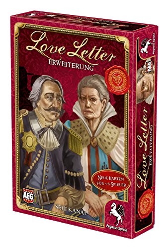 Pegasus Spiele - Juego de Cartas 18213G - Love Letter (ampliación) (Idioma español no garantizado)