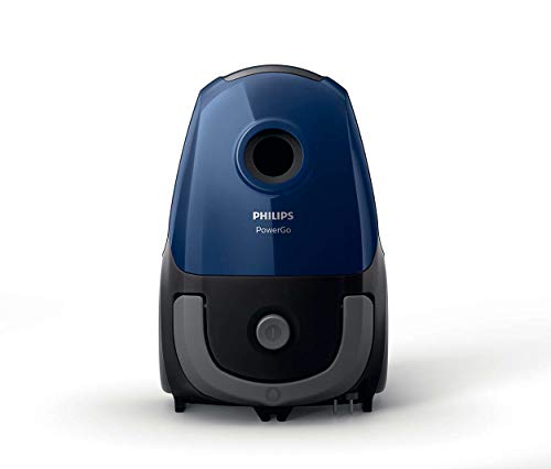 Philips Aspirador con Bolsa FC8240/09, 750 W, 3 litros, 77 Decibelios, Acero Inoxidable