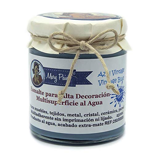 Pintura Multisuperficie al agua Mate efecto Chalk 250 (Azul Vintage)