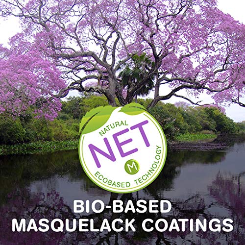 Pintura para Madera | Bio|based Wood Paint RAL 8024 | 1 L | Pintura Ecológica para Todo Tipo de Madera | Pintura Madera Exterior Semi Mate | Color Marron