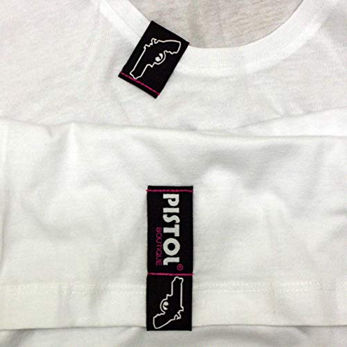 Pistol Boutique Hombres Blanco Grafiti Caramelo Calavera Singlet/Chaleco - Blanco, XL