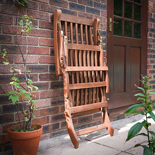 Plant Theatre - Tumbona reclinable de madera, totalmente montada, excelente calidad
