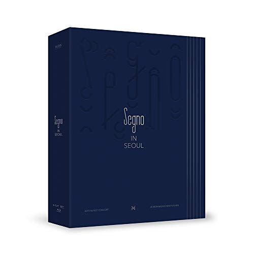 Pledis Entertainment NUEST NU'EST - 2019 NU'EST CONCERT Segno IN SEOUL BLU-RAY 2Discos+32p Photolook+Marco de fotos transparente+Juego de 5 tarjetas de fotografia+Doble lado extra Photocards Set