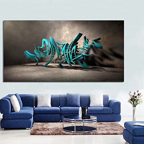 PLjVU Imprimir Lienzo Pintura Resumen de antecedentes Pintura Arte Imagen sobre Lienzo en la Pared Arte Dormitorio Moderno decoración del hogar Cartel-Sin marco50X100cm
