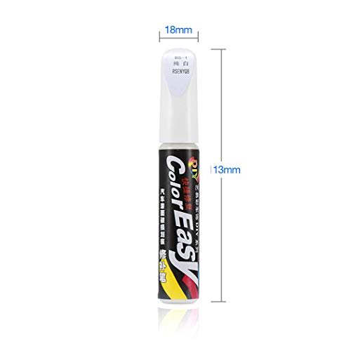Pluma de retoque del Coche,Fanport 3pc Rotulador de retoque con Pincel para la Pintura del Coche Auto Rascandose Reparador Pintura para Retoques Boligrafo