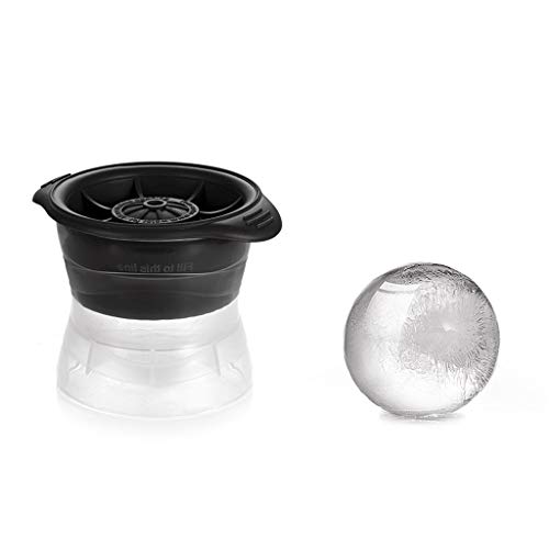 PRIDE S Hielo Rejilla Molde Whisky Redondo Cubo de Hielo máquina de Hielo Rejilla de Hielo Silicona esférica Hielo Grande congelado Hockey sobre Hielo casa Caja de Hielo (Size : 8.5cm*8cm)