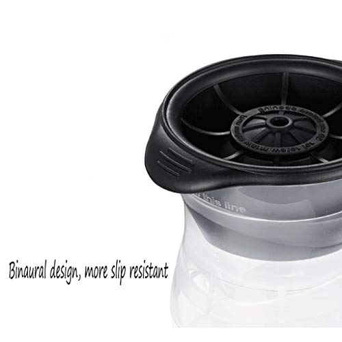 PRIDE S Hielo Rejilla Molde Whisky Redondo Cubo de Hielo máquina de Hielo Rejilla de Hielo Silicona esférica Hielo Grande congelado Hockey sobre Hielo casa Caja de Hielo (Size : 8.5cm*8cm)