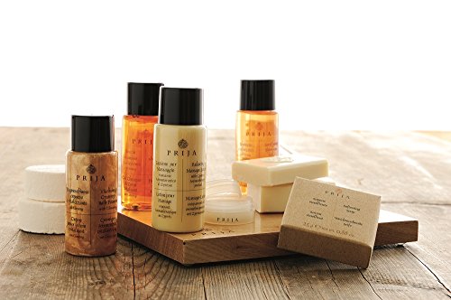 Prija Hotel Artículos de Aseo 400 unidades de champú, gel de ducha, loción corporal y jabón
