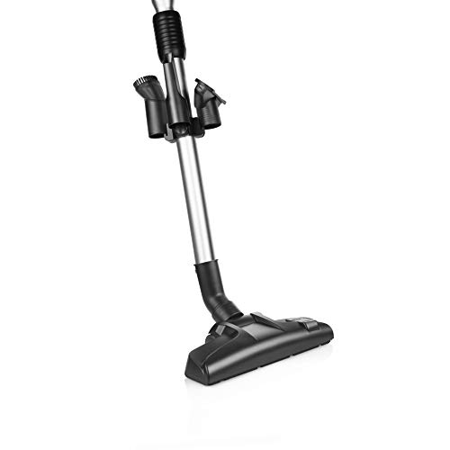 Princess EcoQuiet 335010 - Aspirador muy silencioso, 62 decibelios, Clase AAA, 700 W, capacidad de 3 litros, color negro y azul