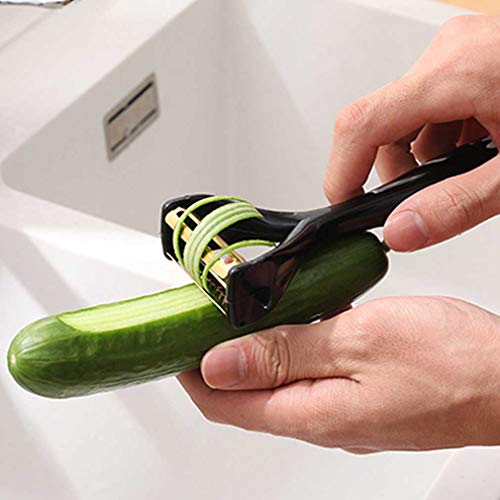 Pubiao Peladoras 2 en 1 Cuchilla de acero inoxidable multifunción Cortadora en forma de Y para pelar la cocina Zanahorias de patata Fruta Verdura