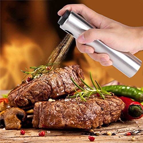 Pulverizador de Aceite Dispensador de Botellas de Rociado de Acero Inoxidable para Cocinar Hornear Asar Parilla Freír Socialme-EU