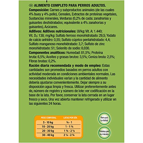 Purina Friskies Trozos en Salsa para Perro Adulto - 12 x 800 g, Total: 9600 g