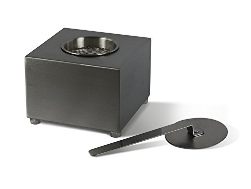 PURLINE AURA Biochimenea de sobremesa en acero inoxidable