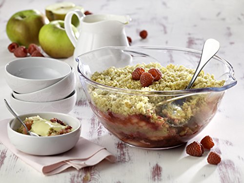 Pyrex Classic Vidrio - Cuenco para horno, 2,5 l, vidrio borosilicato, transparente