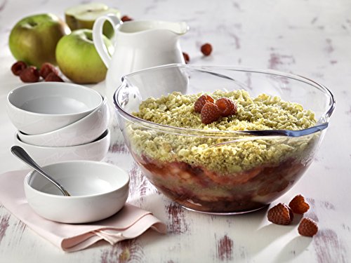 Pyrex Classic Vidrio - Cuenco para horno, 2,5 l, vidrio borosilicato, transparente