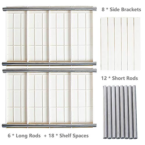 Qisiewell Estante de Cocina Estante de gabinete Estante de Almacenamiento estantería de baño Estante de baño Estante de baño Estante de Zapatos Estante de gabinete Base Negro Soporte Plegable