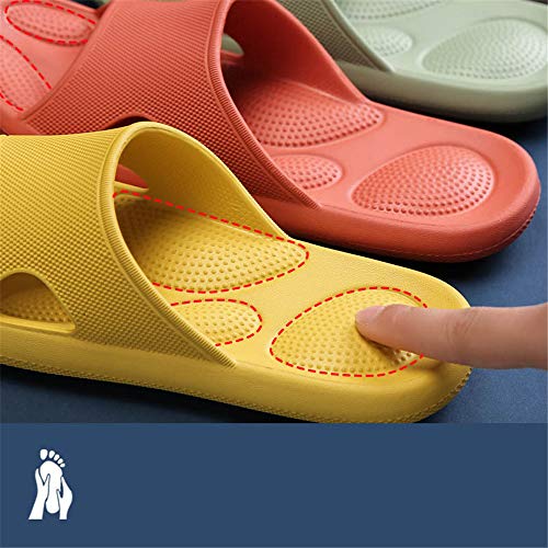 QXbecky Masaje Desodorante Antibacteriano Antideslizante Verano Zapatillas de baño caseras japonesas
