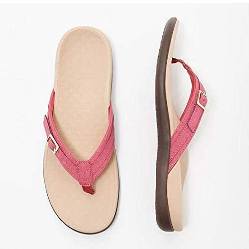 QXbecky Zapatillas Mujer Verano Chanclas Casuales Planas Sandalias caseras