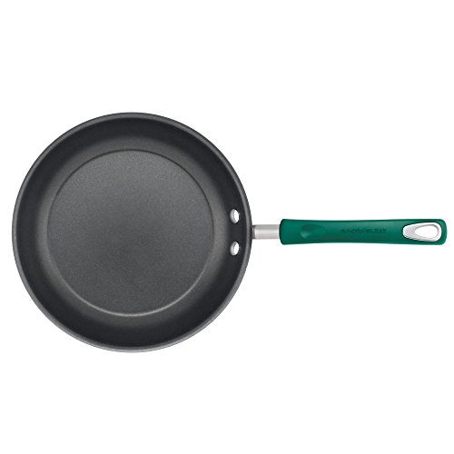 Rachael Ray - Juego de utensilios de cocina de 14 piezas (porcelana, esmaltado, aluminio), color verde